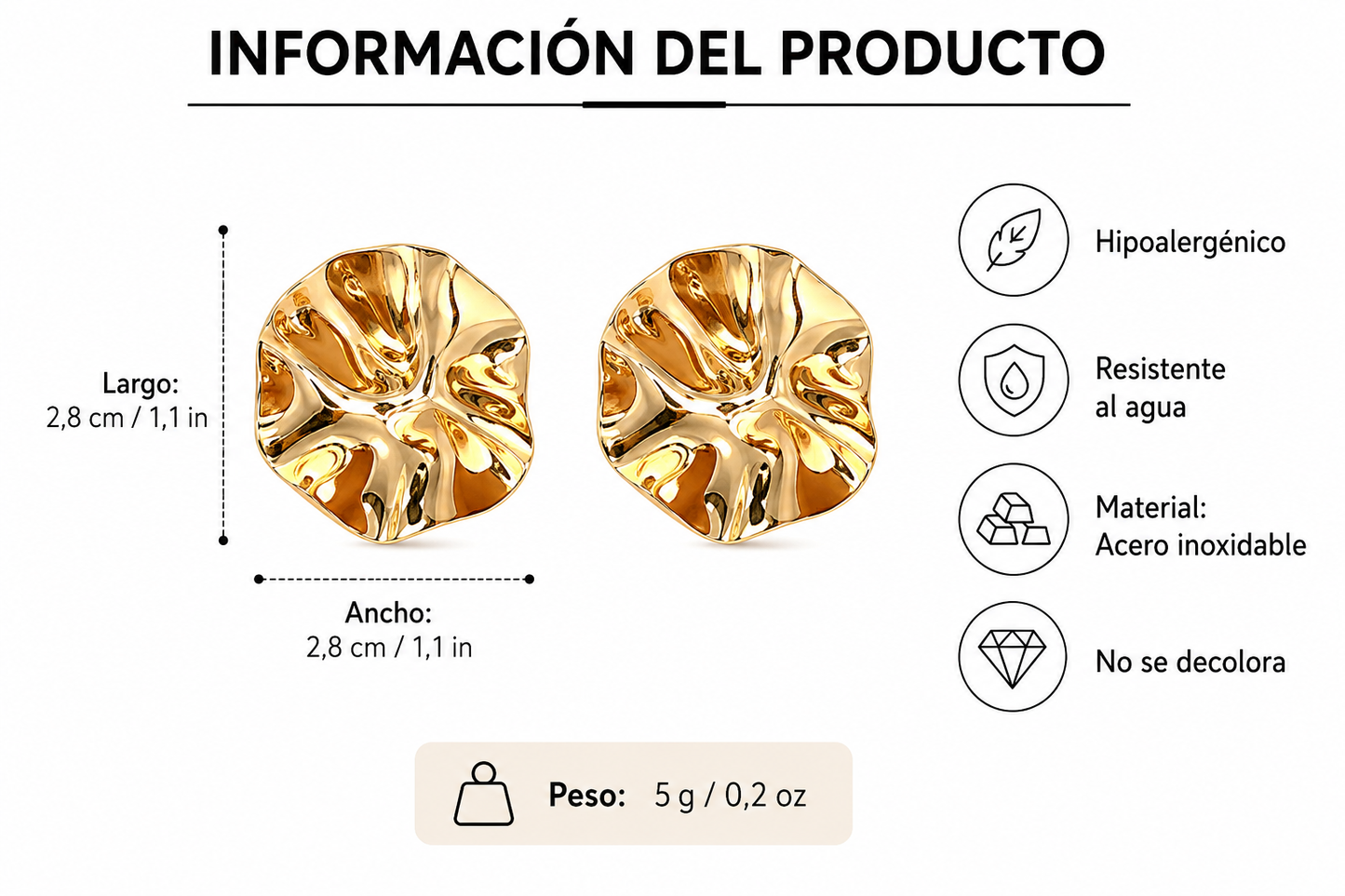 Pendientes Redondos