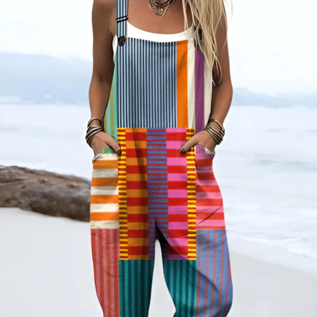 Lærke™ | Peto con rayas de colores