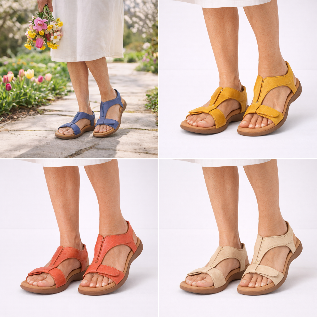 SANDALIAS ORTOPÉDICAS CON SOPORTE PARA EL PIE