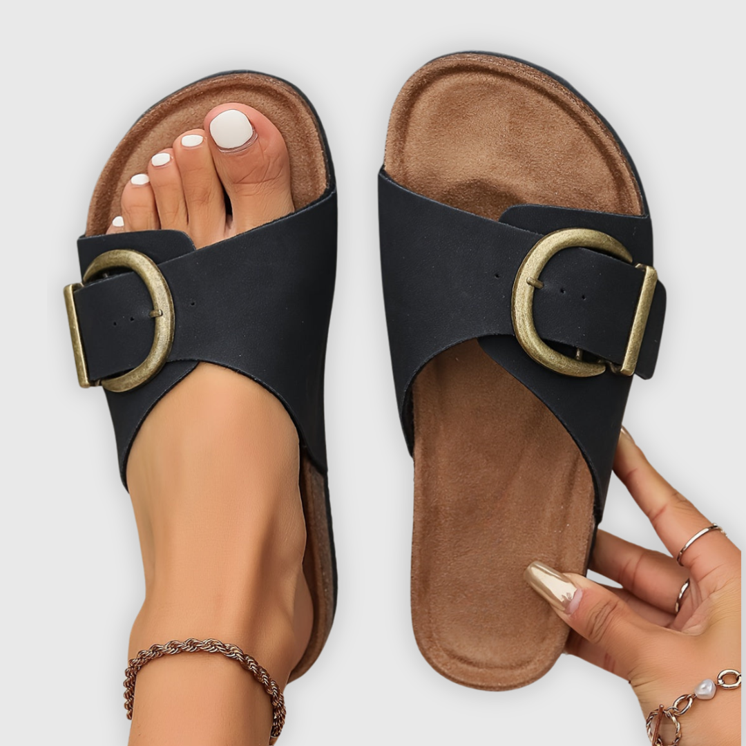 Sandalias cómodas con una suave puntera deslizante - Aurora