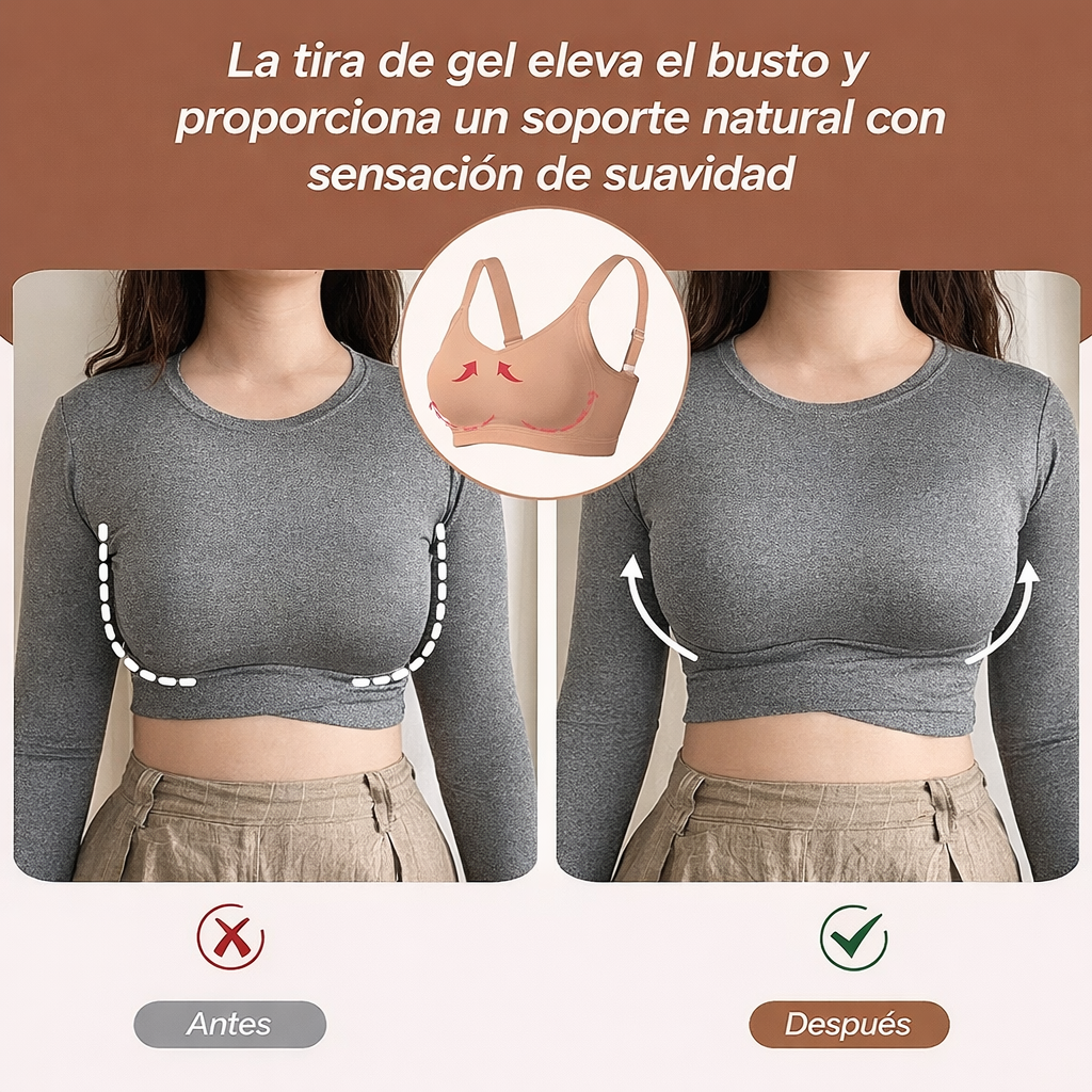 Sujetadores Push-up | Sin Costuras, Cobertura Total Y Sin Aros