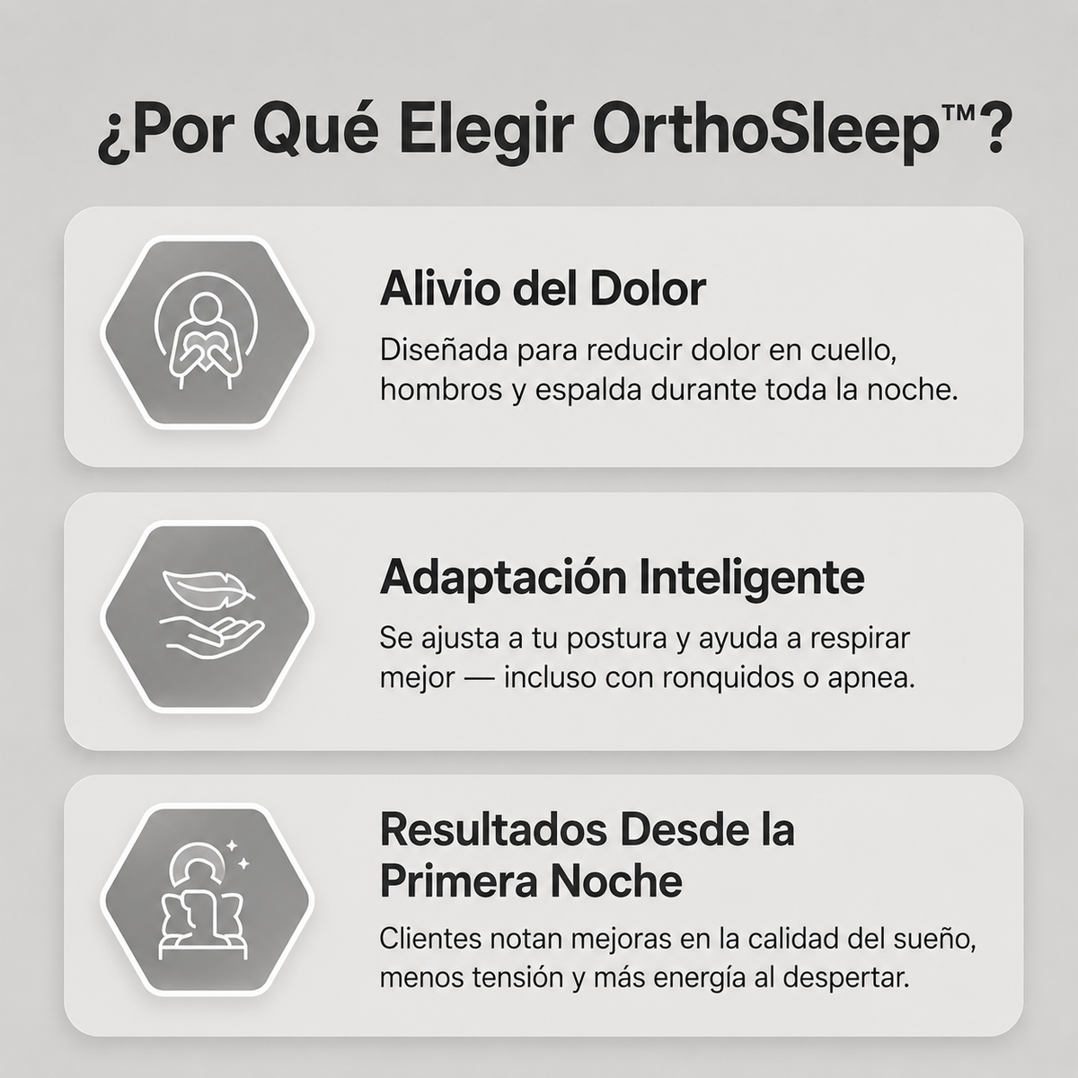 OrthoSleep™ – Almohada Cervical