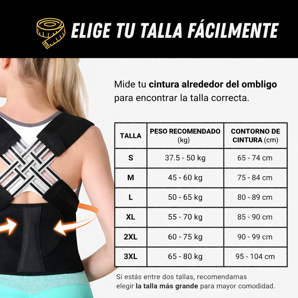 Faja Lumbar Unisex | Ajustable