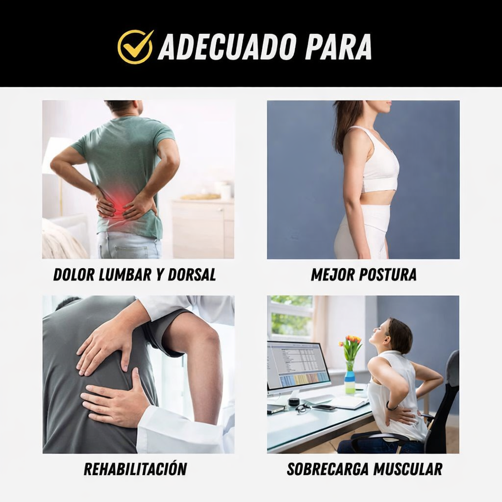 Faja Lumbar Unisex | Ajustable