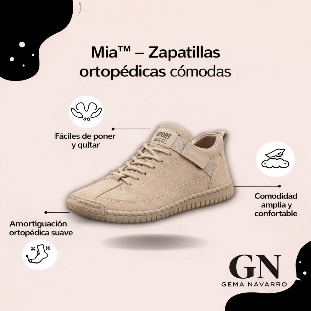 Zapatillas Ergonómicas Ortopédicas | Mia