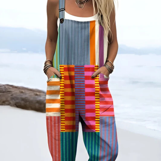 Lærke™ | Peto con rayas de colores