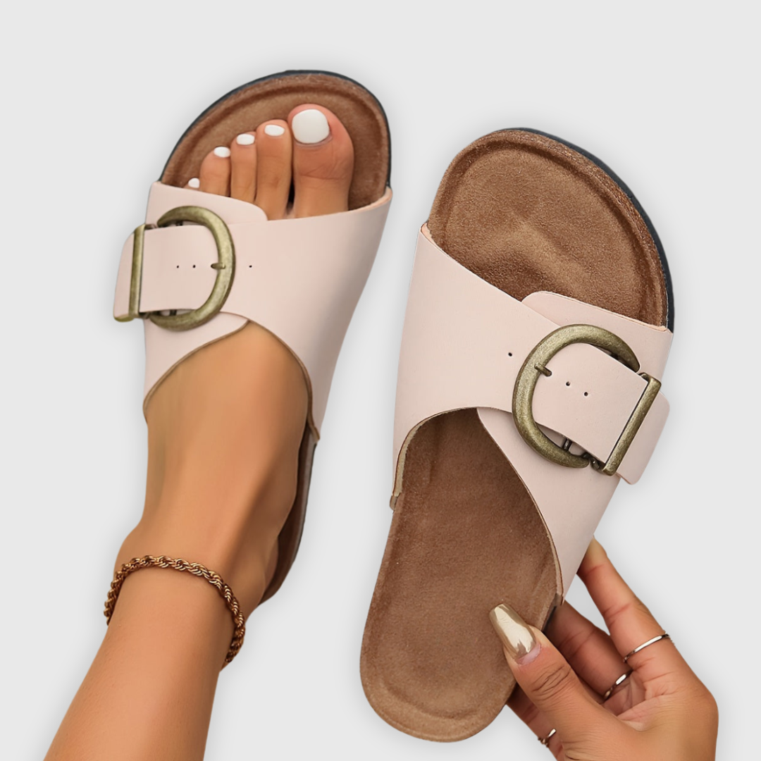 Sandalias cómodas con una suave puntera deslizante - Aurora