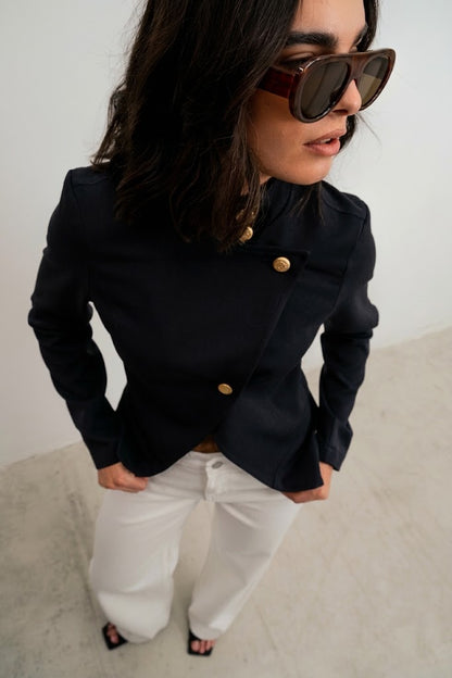 CHAQUETA CRUZADA BOTONES