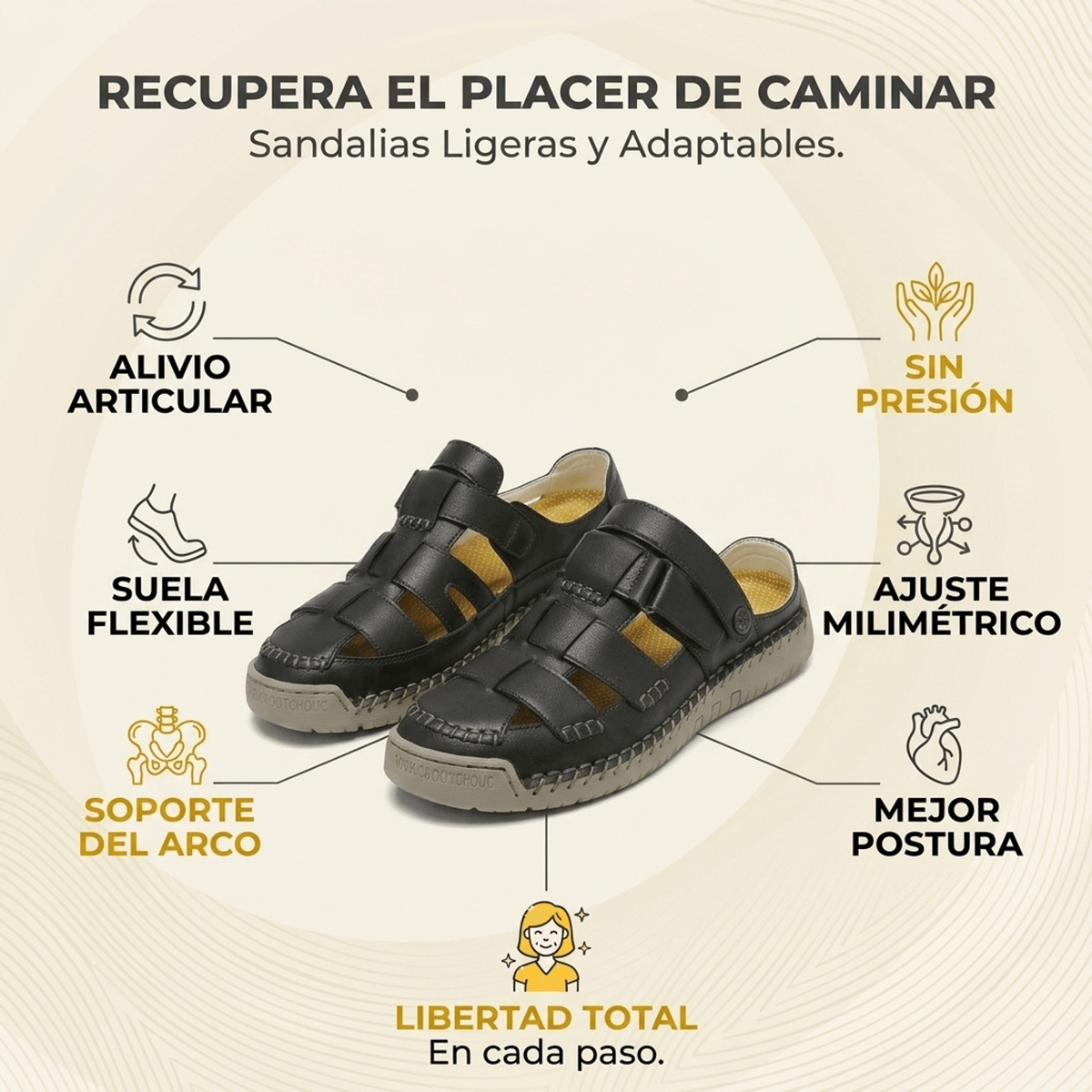 Elina – Sandalias Ortopédicas