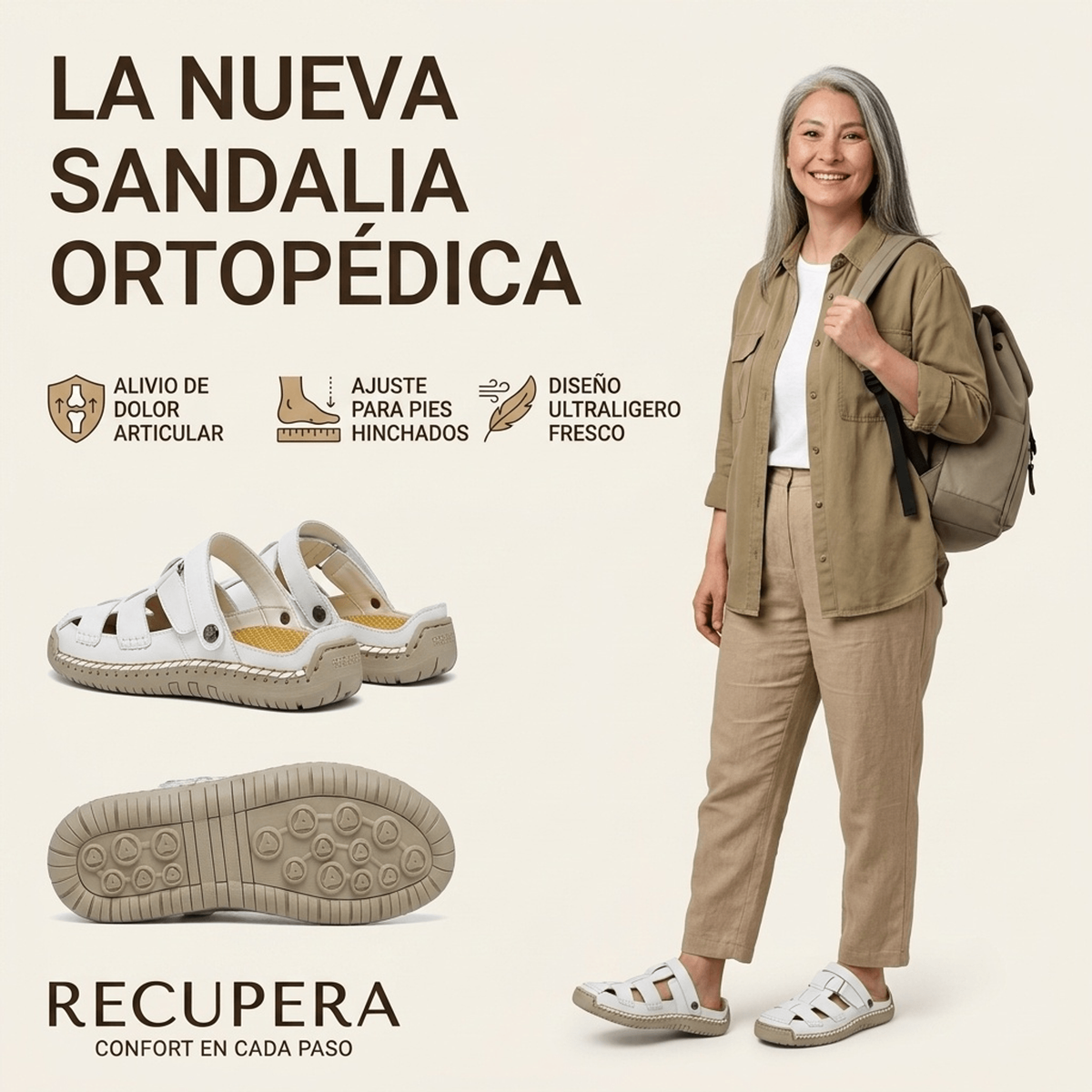 Elina – Sandalias Ortopédicas