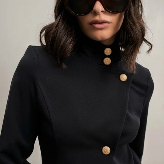 CHAQUETA CRUZADA BOTONES