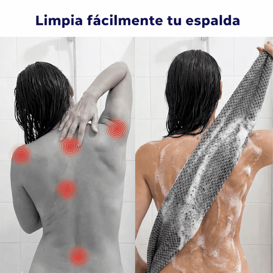 Toalla Exfoliante Antibacteriana para Ducha